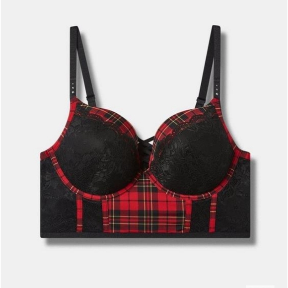 XO Plunge Push-Up Bra NWT 44C - Picture 3 of 5